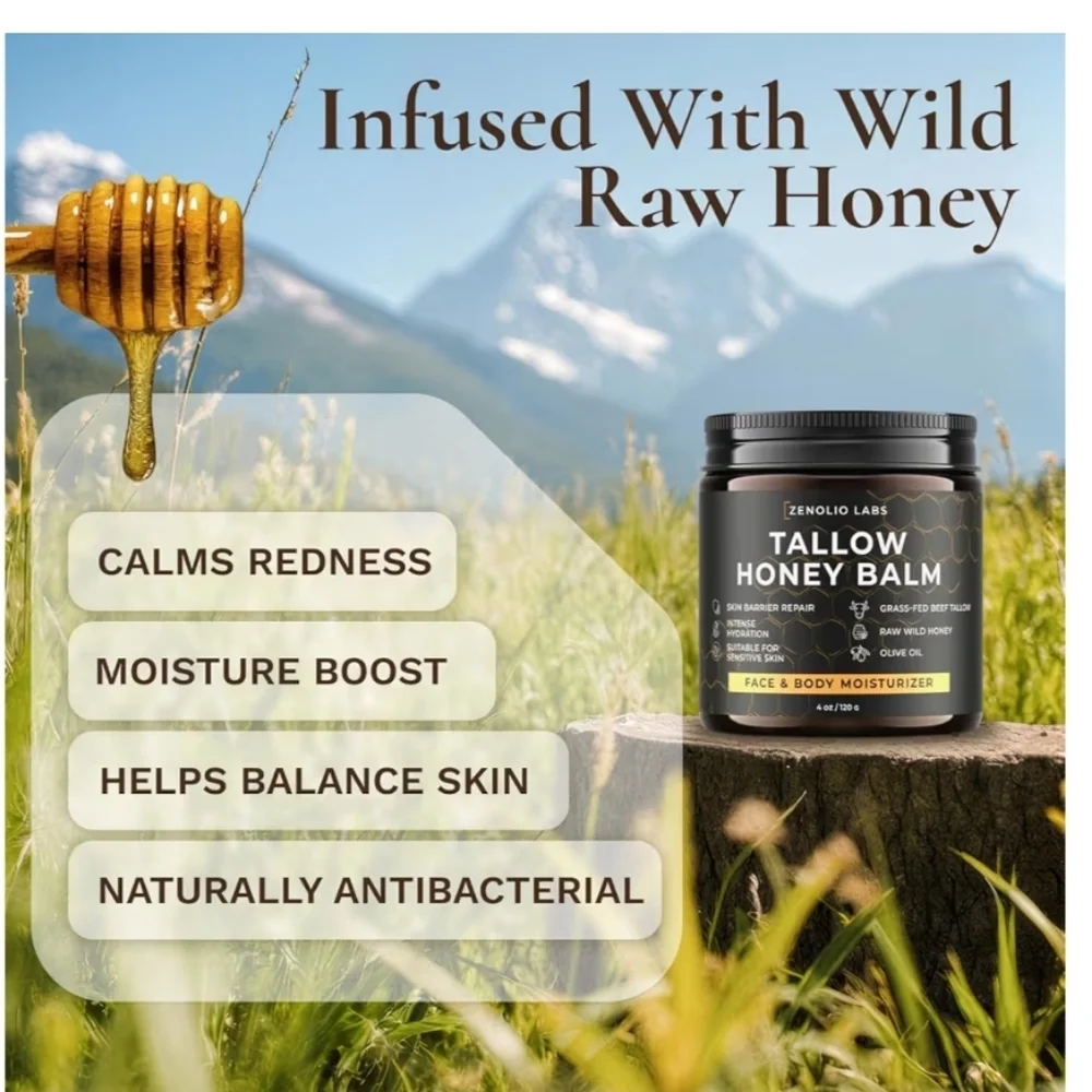 Organic Beef Tallow for Skin Face